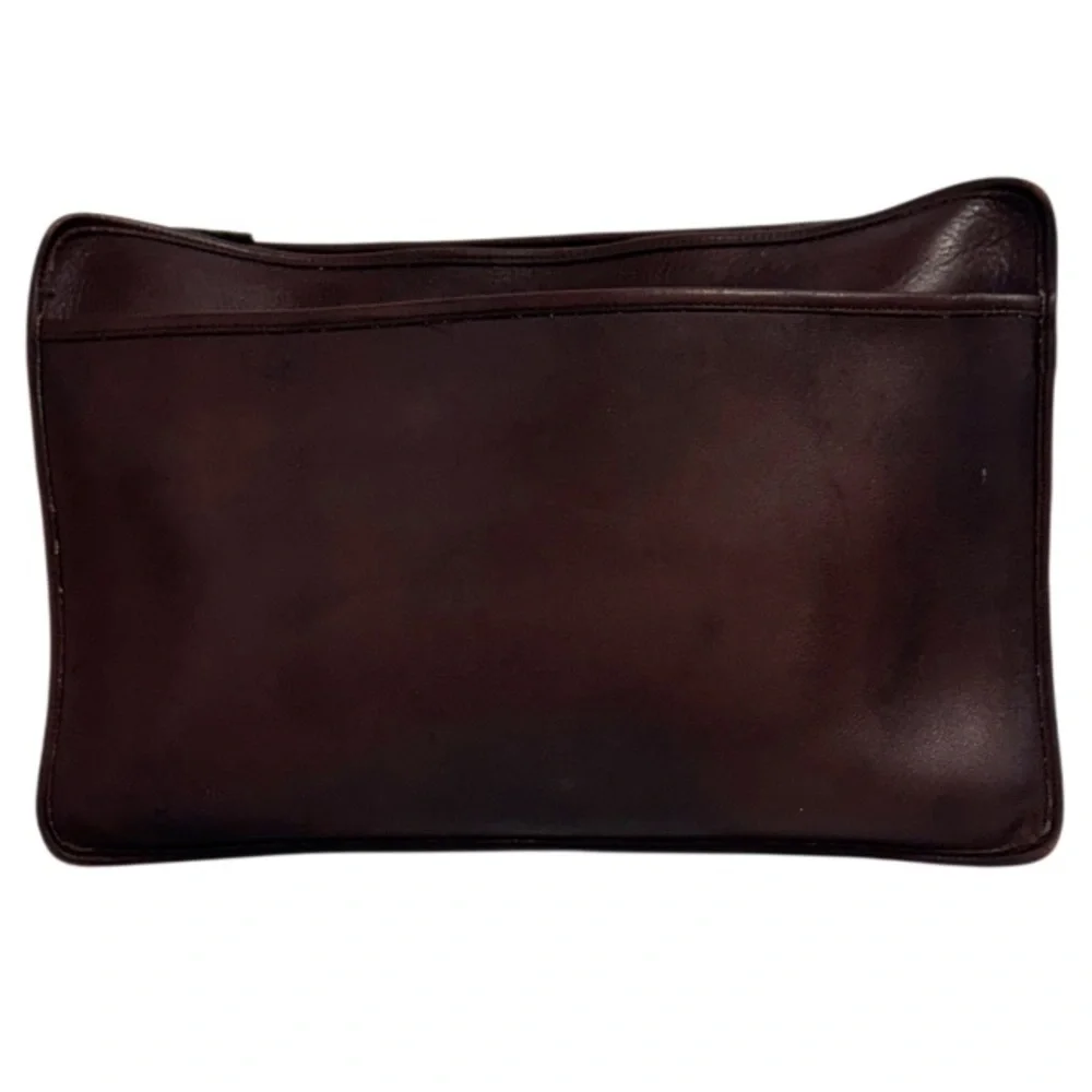 COACH Portfolio/Laptop Leather Bag Vintage B5C-5225 Brown